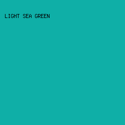 0FAFA7 - Light Sea Green color image preview