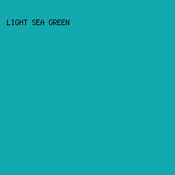 13A9AE - Light Sea Green color image preview