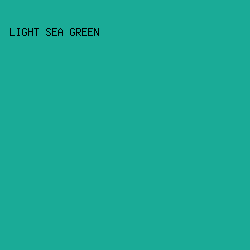 1AAB97 - Light Sea Green color image preview