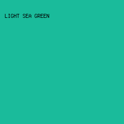 1abb9b - Light Sea Green color image preview