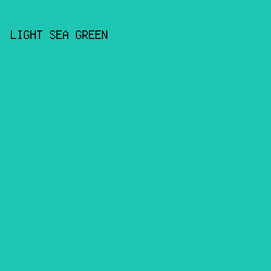 1ec5b2 - Light Sea Green color image preview