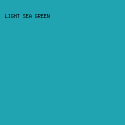 20A4B1 - Light Sea Green color image preview