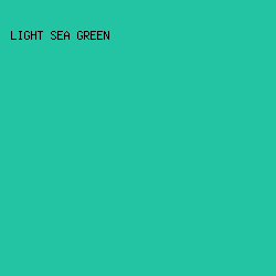 23C4A4 - Light Sea Green color image preview