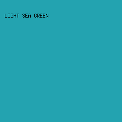 23a3b0 - Light Sea Green color image preview