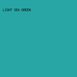 27A6A5 - Light Sea Green color image preview