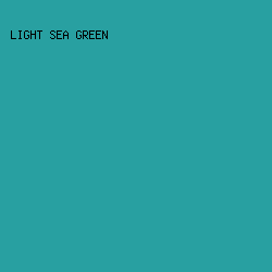 28a0a1 - Light Sea Green color image preview