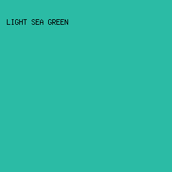 2BBBA5 - Light Sea Green color image preview