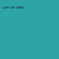 2DA4A8 - Light Sea Green color image preview
