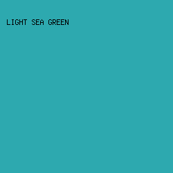 2DA9AF - Light Sea Green color image preview