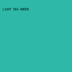 2EB8A8 - Light Sea Green color image preview