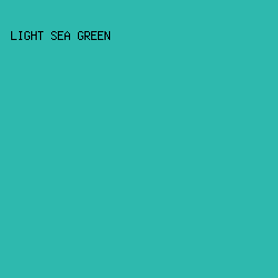 2EB9AE - Light Sea Green color image preview