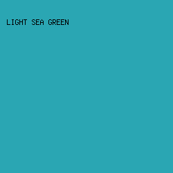 2aa6b3 - Light Sea Green color image preview