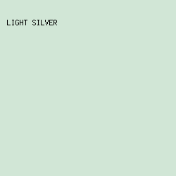 D1E6D6 - Light Silver color image preview