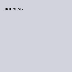 D2D3DD - Light Silver color image preview