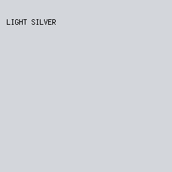 D3D6DB - Light Silver color image preview