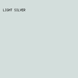 D3DEDC - Light Silver color image preview