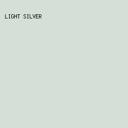 D3DFD7 - Light Silver color image preview
