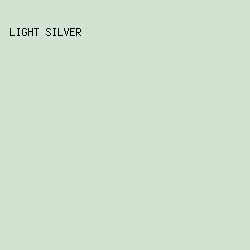 D3E3D2 - Light Silver color image preview