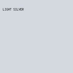 d2d8dd - Light Silver color image preview