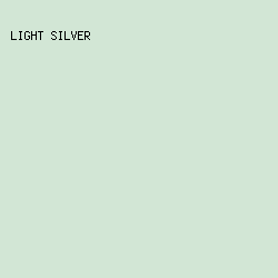 d2e6d5 - Light Silver color image preview