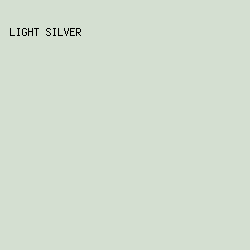 d4dfd1 - Light Silver color image preview