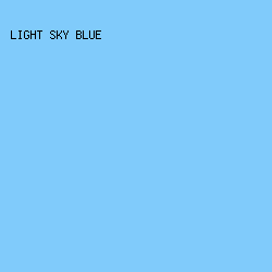 80CBFB - Light Sky Blue color image preview