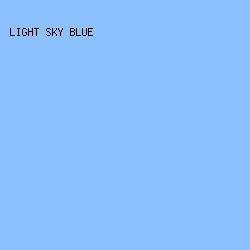 8CC1FF - Light Sky Blue color image preview
