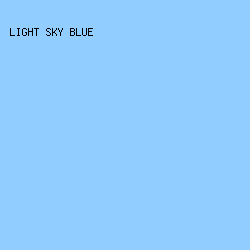 91CEFF - Light Sky Blue color image preview