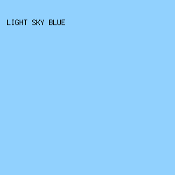 91D1FE - Light Sky Blue color image preview