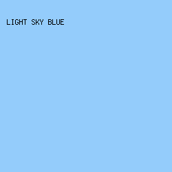 94CCFB - Light Sky Blue color image preview