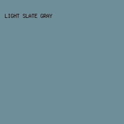 6E8E99 - Light Slate Gray color image preview