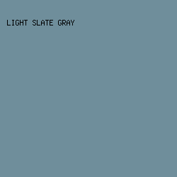 6f8e9b - Light Slate Gray color image preview