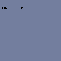 737E9E - Light Slate Gray color image preview