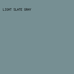 768f93 - Light Slate Gray color image preview