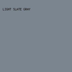 7B858F - Light Slate Gray color image preview