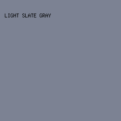 7C8293 - Light Slate Gray color image preview