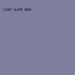 7E7F9E - Light Slate Gray color image preview