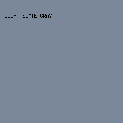 7a889a - Light Slate Gray color image preview
