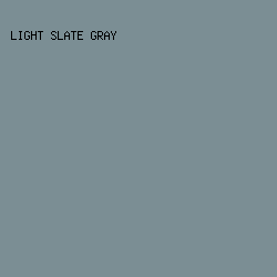 7b8e94 - Light Slate Gray color image preview