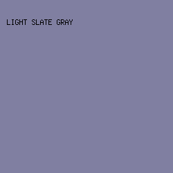 807FA1 - Light Slate Gray color image preview