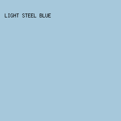 A6C8DB - Light Steel Blue color image preview