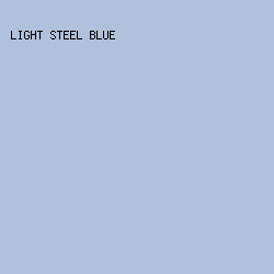 B0C1DB - Light Steel Blue color image preview