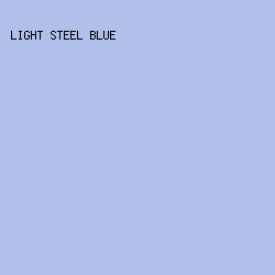 B1BFEB - Light Steel Blue color image preview