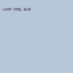 B4C6DB - Light Steel Blue color image preview