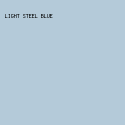 B4CAD9 - Light Steel Blue color image preview