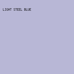 B8B7D6 - Light Steel Blue color image preview