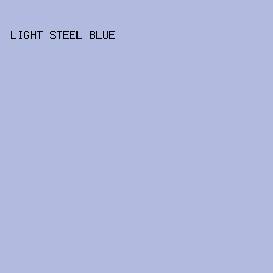 b1badf - Light Steel Blue color image preview