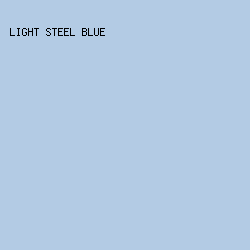 b3cbe4 - Light Steel Blue color image preview