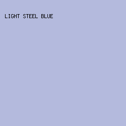 b4badd - Light Steel Blue color image preview