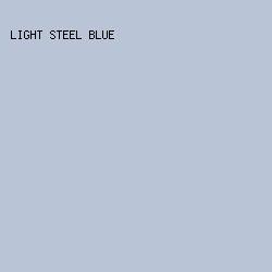 b9c5d6 - Light Steel Blue color image preview